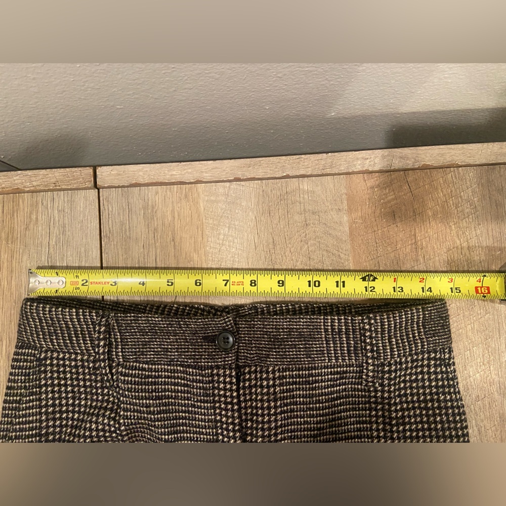 Dolce & Gabbana Wool Plaid Suit Y2K Cropped Blazer Flare Pants Made in Italy - Picture 11 of 16